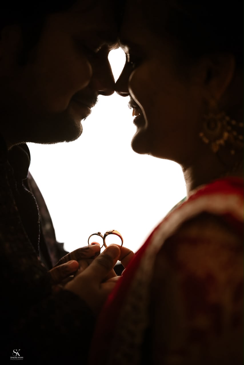Prasanna and Sasank rings portrait